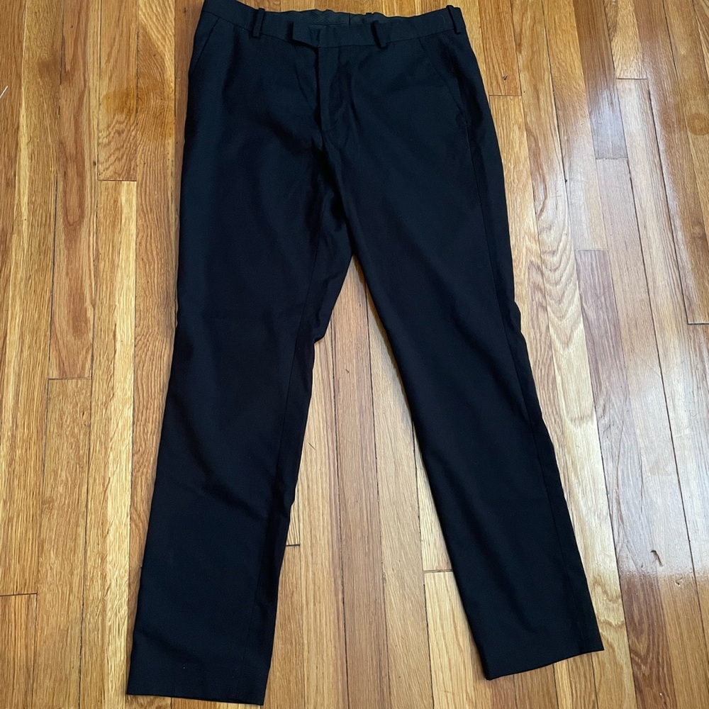 H&M Men's Elegant Black Dress Pants